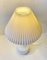 Table Lamp in White Opaline Glass by Jacob E. Bang for Holmegaard / Kastrup, 1950s 4