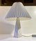 Scandinavian White Ceramic Table Lamp by Elisabeth Loholt, 1950s 1