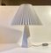 Scandinavian White Ceramic Table Lamp by Elisabeth Loholt, 1950s 2