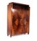 French Art Deco Walnut Library Bookcase, Image 2