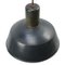 Vintage Industrial Blue Enamel Pendant Light 2