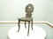 Antiker Stuhl aus handgeschnitzter Eiche, 1900er 1