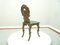 Antiker Stuhl aus handgeschnitzter Eiche, 1900er 3