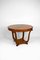 Art Deco Round Pedestal Table in Walnut Veneer, 1930s 6