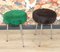 Green & Black Stool, 1970s, Set of 2 1