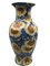 Mid-Century Porzellan Vase mit Blühenden Sonnenblumen 1