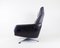 Chaise en Cuir Noir, 1960s 2