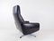 Chaise en Cuir Noir, 1960s 10