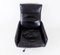 Black Leather Chair, 1960s 4