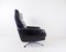 Black Leather Chair, 1960s 14