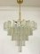 Large Glass Chandelier 1960s 7