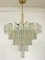 Large Glass Chandelier 1960s, Image 7