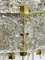 Mid-Century Glass and Brass Chandelier by Kamenicky Senov 3