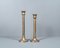 Empire Brass & Silverplated Candlestick, France, Set of 2, Image 12