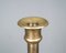 Empire Brass & Silverplated Candlestick, France, Set of 2 7