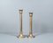 Empire Brass & Silverplated Candlestick, France, Set of 2, Image 10