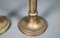 Empire Brass & Silverplated Candlestick, France, Set of 2 8
