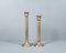 Empire Brass & Silverplated Candlestick, France, Set of 2 11