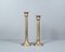 Empire Brass & Silverplated Candlestick, France, Set of 2, Image 11