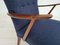 Dänischer Sessel aus Wolle mit hoher Rückenlehne, 1960er 9