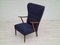 Dänischer Sessel aus Wolle mit hoher Rückenlehne, 1960er 1