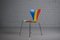 Silla de comedor o silla de escritorio apilable modelo 3107 danesa de Arne Jacobsen para Fritz Hansen, 1967, Imagen 3
