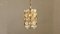 Hollywood Regency Deckenlampe aus Messing & Kristallglas von Palwa 2