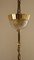 Hollywood Regency Deckenlampe aus Messing & Kristallglas von Palwa 6