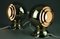 24 Carot Gold-Plated Magnetic Eyeball Wall Lamps from Abo Rangers, Denmark, Set of 2 2