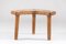 Taburete o mesa esquinera sueca de pino de Stig Sandqvist, años 40, Imagen 3
