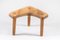 Taburete o mesa esquinera sueca de pino de Stig Sandqvist, años 40, Imagen 4