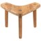 Swedish Pine Stool or Corner Table by Stig Sandqvist, 1940s 1