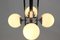 Lámpara colgante Bauhaus de cromo, años 30, Imagen 3