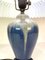 Blue Glaze Ceramic & Paper Shade Table Lamp by Michael Andersen 4
