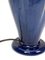 Lampada da tavolo in ceramica blu con paralume in carta di Michael Andersen, Immagine 5