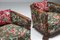 Chippendale Style Armchairs with Claw Feet and Pierre Frey Jacquard, Set of 2, Image 9