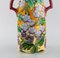 Large Antique Art Nouveau Glazed Ceramic Vase, Image 4