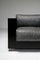Italian Elephant Grey Leather Saratoga Sofa by Vignelli for Poltronova, 1964 17