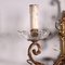 Lampade da parete in bronzo e vetro, Italia, XX secolo, Immagine 5