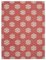 Tapis Dhurrie Rouge 1
