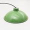 Antique Green Lacquered Metal Ceiling Lamp 4