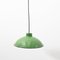 Antique Green Lacquered Metal Ceiling Lamp, Image 2