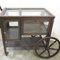 Vintage Serving Trolley with Display Cabinet 8