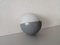 German Grey Metal and White Round Glass Bega 3048 Single Sconce, 1960s, Image 4