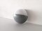 German Grey Metal and White Round Glass Bega 3048 Single Sconce, 1960s, Image 3