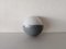 German Grey Metal and White Round Glass Bega 3048 Single Sconce, 1960s 5