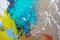 Carolina Alotus, Larger Than Life, 2021, Acryl, Sprühfarbe & Marker auf ungespannter Leinwand 6