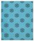 Tapis Dhurrie Turquoise 1