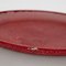 Mid-Century Modern Red Enameled Metal Plate by Mathieu Matégot for Artimeta, 1950, Image 3
