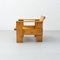 Mid-Century Modern Wooden Crate Chair by Gerrit Thomas Rietveld, 1950 3